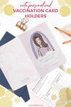 Cute Personalized Vaccination Card Holders
