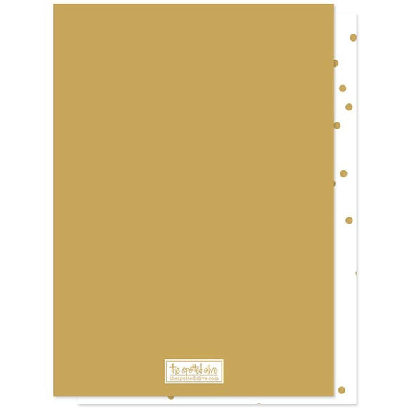 Gold Confetti Graduation Party Invitations by The Spotted Olive
