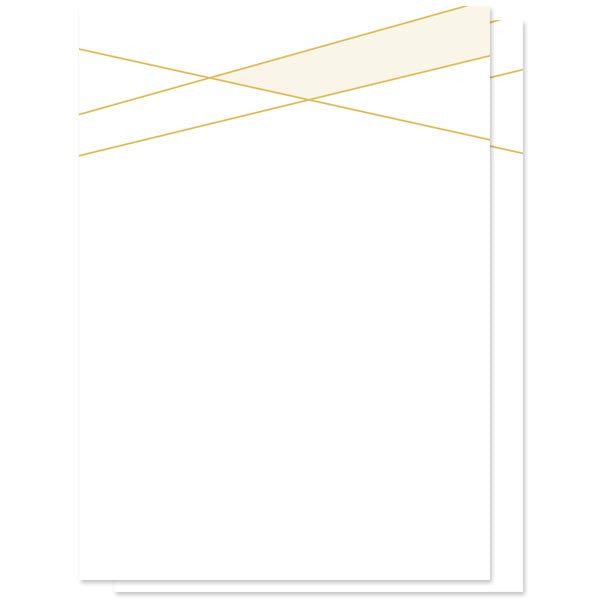 Modern Lines Wedding Invitations by The Spotted Olive back