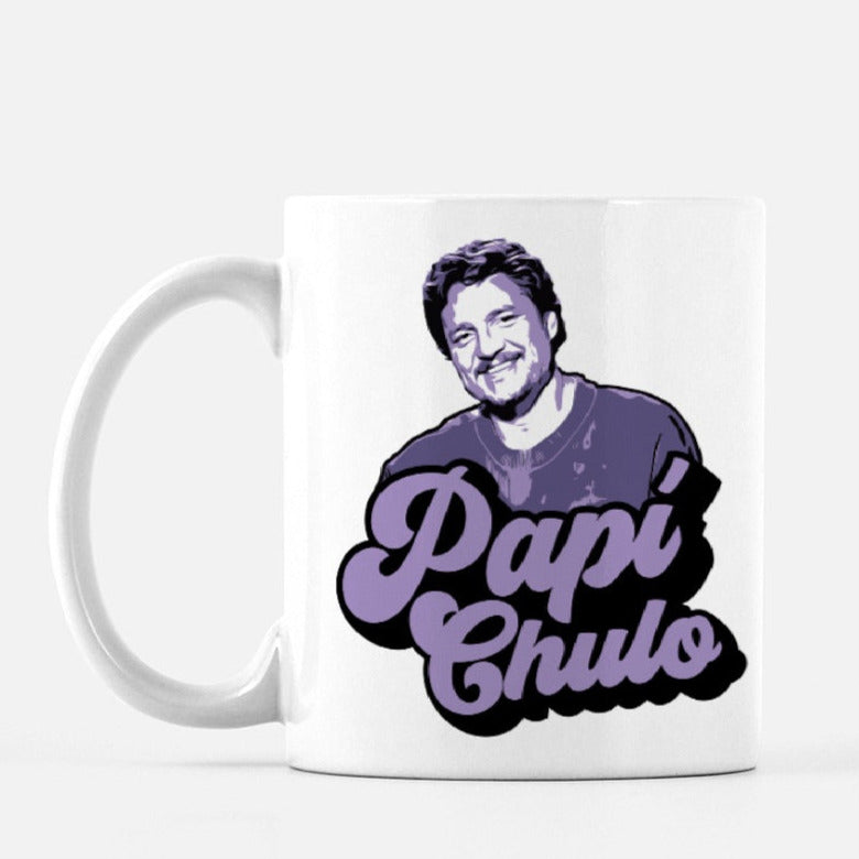 Pedro Pascal Papi Chulo Mug by The Spotted Olive left