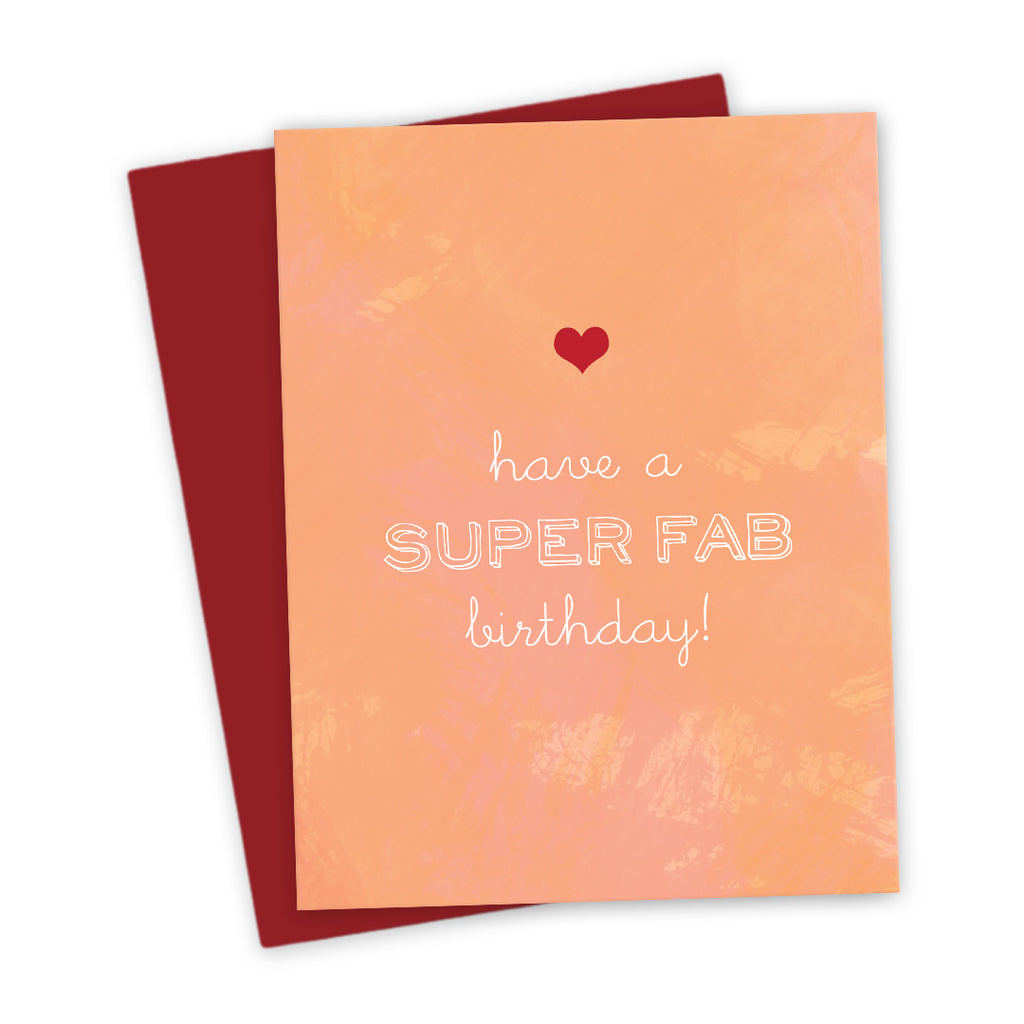 Super Fab Birthday Card by The Spotted Olive 