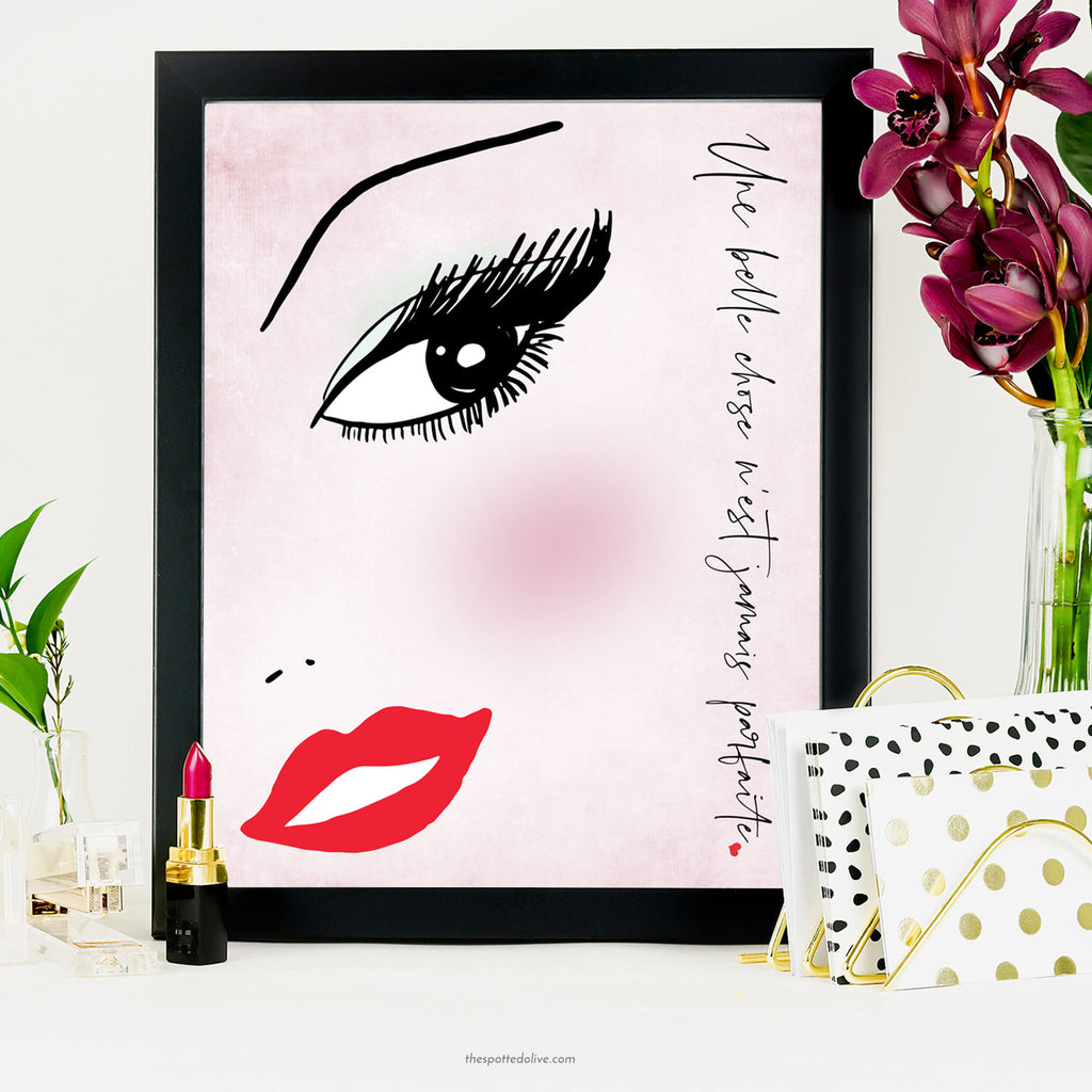 A Beautiful Thing Illustration Printable Art by The Spotted Olive - Scene