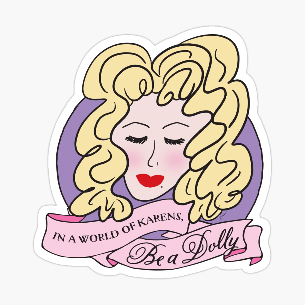 Be A Dolly Vinyl Sticker