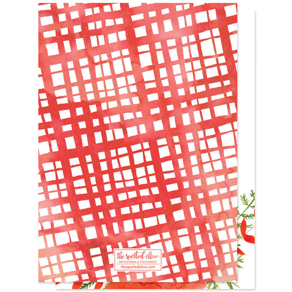 Bold Floral Holiday Photo Cards by The Spotted Olive