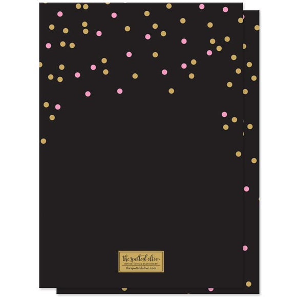 Celebrate Confetti Birthday Party Invitations by The Spotted Olive