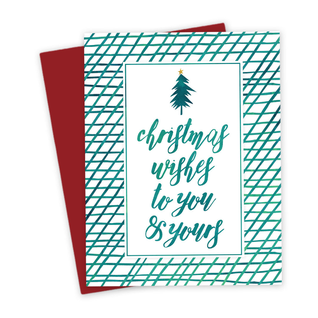 Christmas Wishes Holiday Card by The Spotted Olive