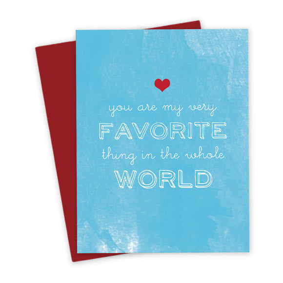 You’re My Favorite Thing Card by The Spotted Olive - Scene