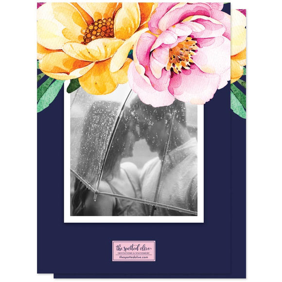 Love In Bloom Save The Date Cards by The Spotted Olive