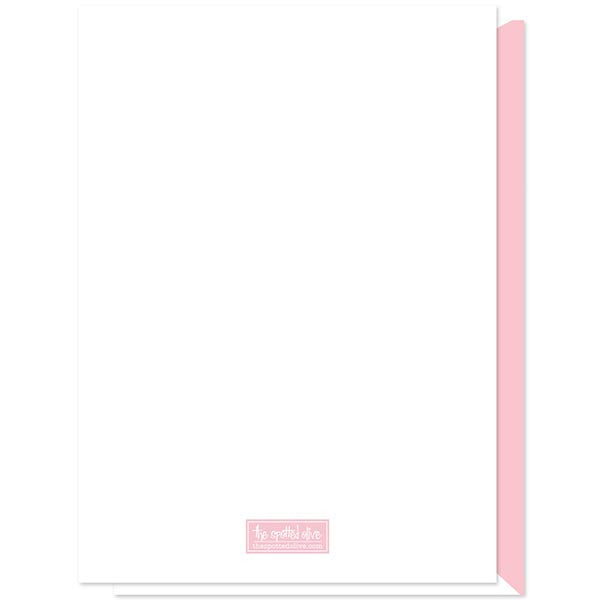 Pink Geometric Photo Graduation Announcements by The Spotted Olive - Back
