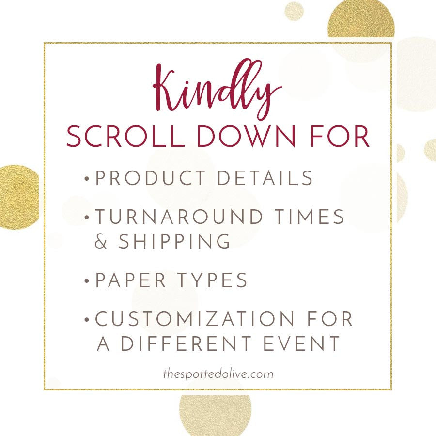 Baby Shower Invitations - Pink Stripes & Gold Confetti