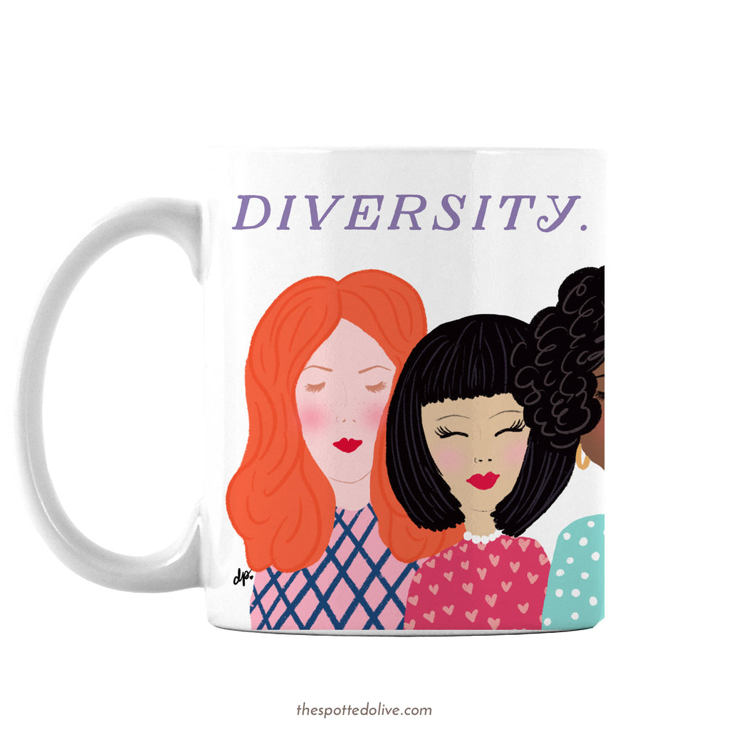 Women of the World Mug by The Spotted Olive -1